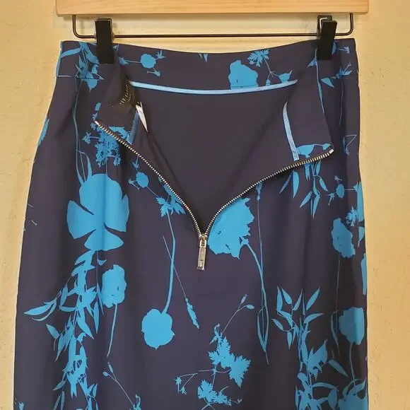Ted Baker Selaah Bluebell‎ Floral Print Midi Skirt Ted1Womens 4